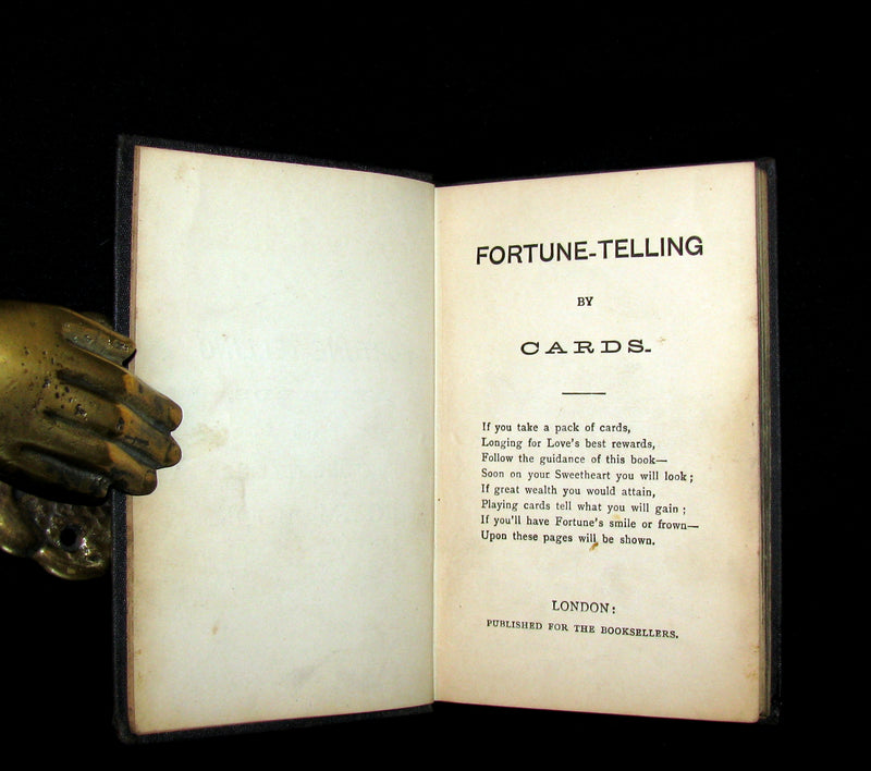 1870 Scarce Book - Fortune-Telling by Cards and Fortune-Telling Dream-Book.