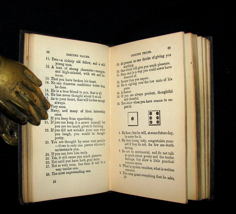 1870 Scarce Book - Fortune-Telling by Cards and Fortune-Telling Dream-Book.