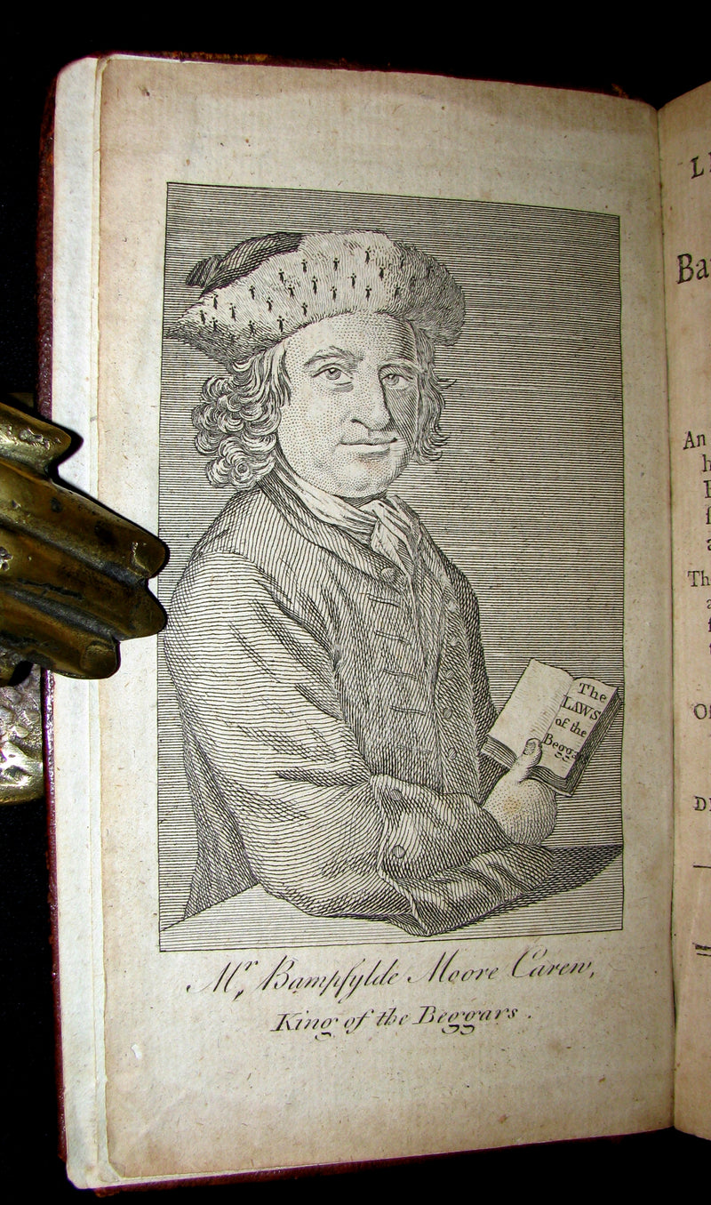 1788 Scarce Book - Life And Adventures Of Bampfylde-Moore Carew, Gypsies, America, Cant Language.
