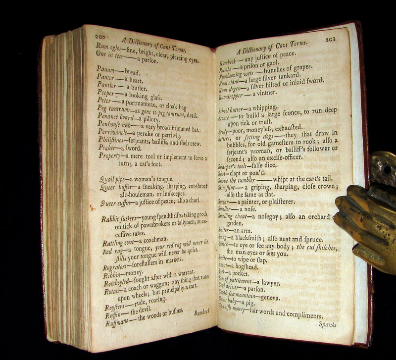 1788 Scarce Book - Life And Adventures Of Bampfylde-Moore Carew, Gypsies, America, Cant Language.