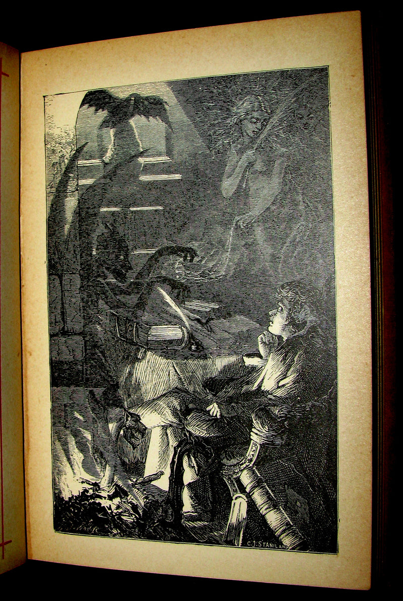 1882 Rare Victorian Book - Poems by Edgar Allan POE with Memoir (The Raven, Lenore, Ulalume, ...)