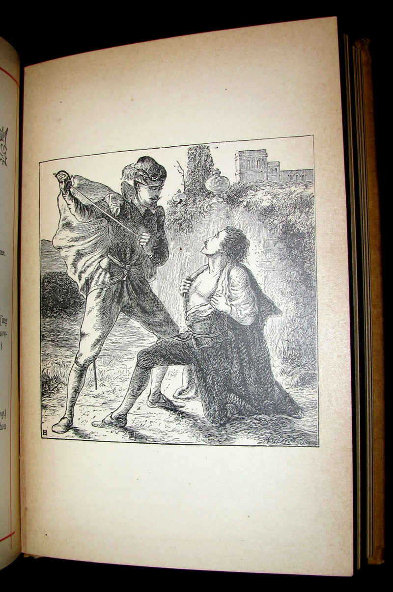 1882 Rare Victorian Book - Poems by Edgar Allan POE with Memoir (The Raven, Lenore, Ulalume, ...)