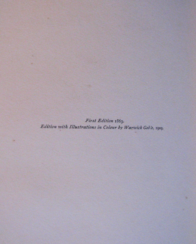 1909 Bayntun-Riviere Binding - Water-Babies Fairy Tale for a Land-Baby Illustrated by Warwick Goble. 1stED.