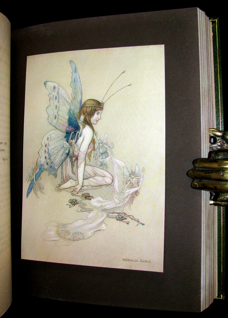 1909 Bayntun-Riviere Binding - Water-Babies Fairy Tale for a Land-Baby Illustrated by Warwick Goble. 1stED.