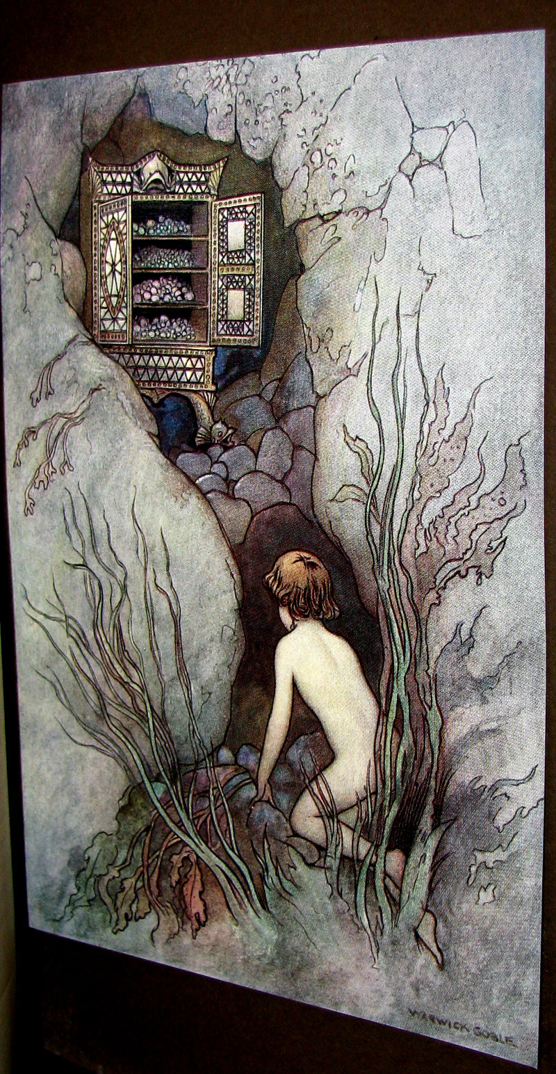 1909 Bayntun-Riviere Binding - Water-Babies Fairy Tale for a Land-Baby Illustrated by Warwick Goble. 1stED.