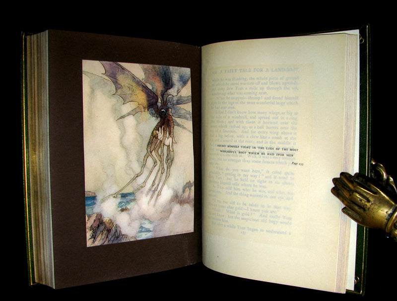 1909 Bayntun-Riviere Binding - Water-Babies Fairy Tale for a Land-Baby Illustrated by Warwick Goble. 1stED.