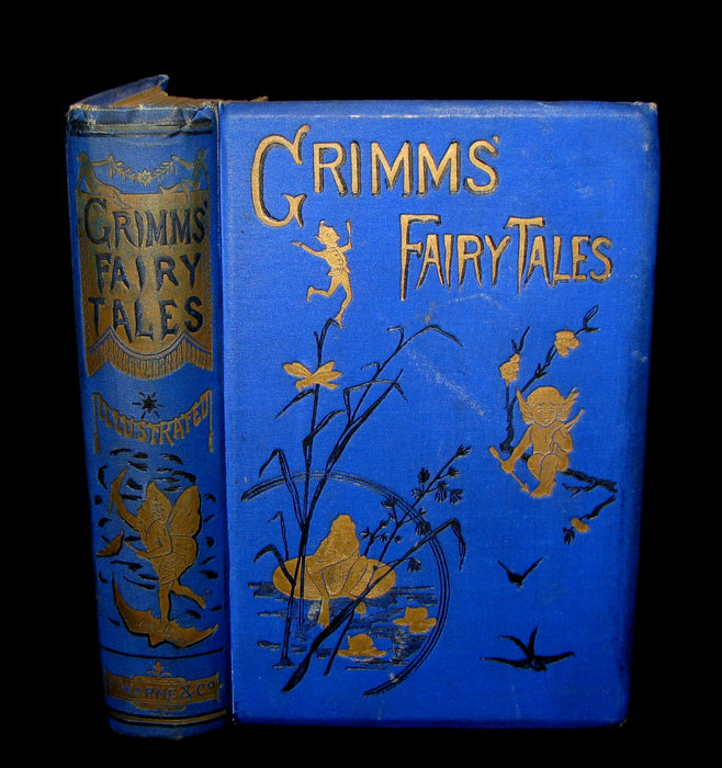 1890 Rare Victorian Book -  Brothers Grimm's FAIRY TALES illustrated.