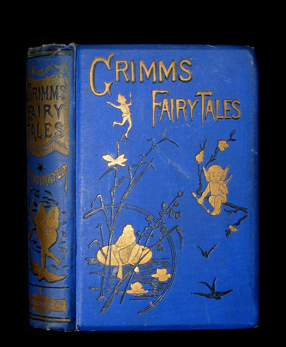 1890 Rare Victorian Book -  Brothers Grimm's FAIRY TALES illustrated.