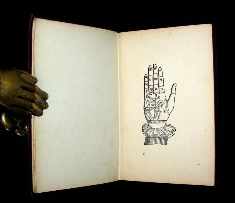 1880 Scarce Book - Up-to-Date PALMISTRY / Chiromancy, Physiognomy & Fortune-Telling by Noses.