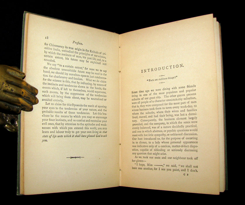 1890 Scarce PALMISTRY Book - The Language of the Hand -The Art of Reading the Hand by Henry Frith.