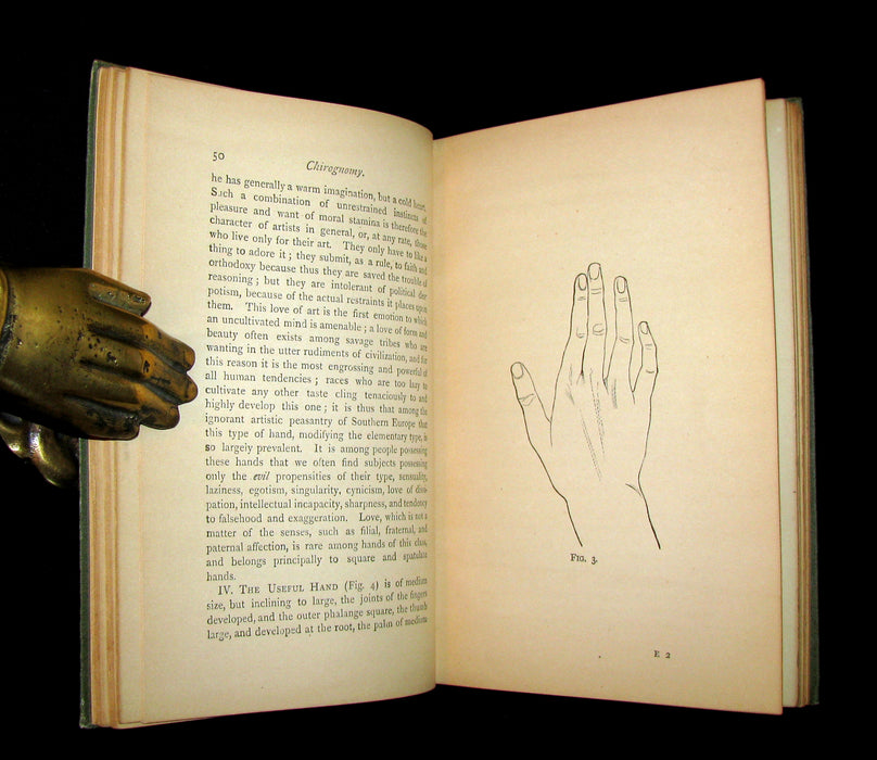 1890 Scarce PALMISTRY Book - The Language of the Hand -The Art of Reading the Hand by Henry Frith.