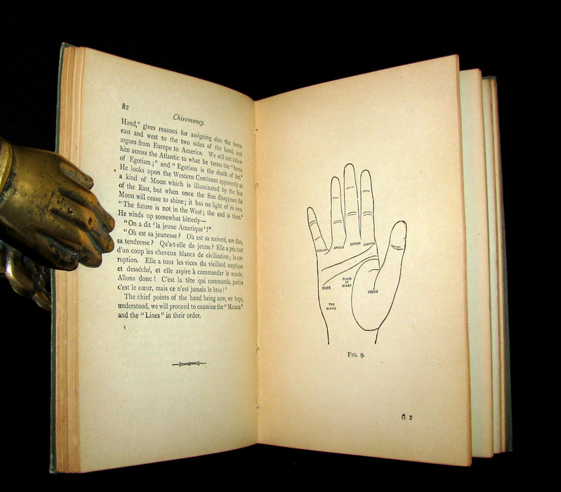 1890 Scarce PALMISTRY Book - The Language of the Hand -The Art of Reading the Hand by Henry Frith.