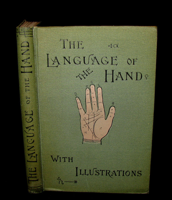 1890 Scarce PALMISTRY Book - The Language of the Hand -The Art of Reading the Hand by Henry Frith.