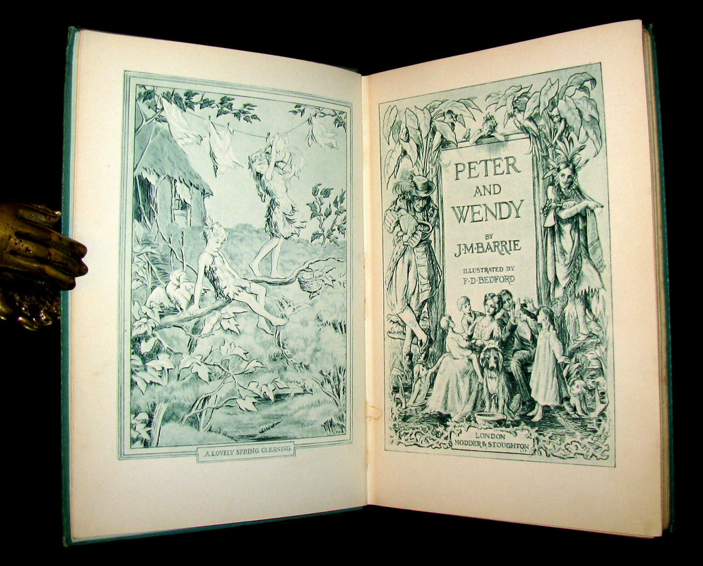 1911 Peter Pan First Edition - Peter and Wendy – MFLIBRA - Antique Books
