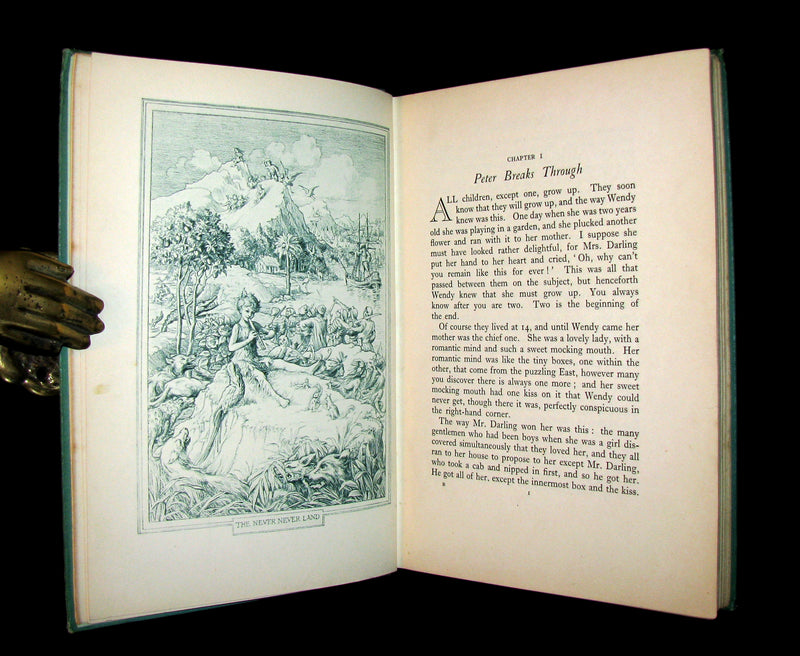 1935 Scarce Book  - Peter Pan - Peter and Wendy by J.M. Barrie Illustrated by F.D. Bedford.