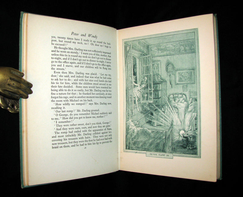 1935 Scarce Book  - Peter Pan - Peter and Wendy by J.M. Barrie Illustrated by F.D. Bedford.
