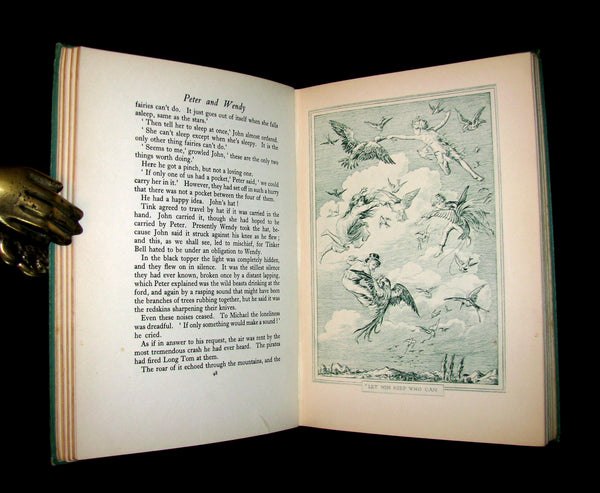 1935 Scarce Book  - Peter Pan - Peter and Wendy by J.M. Barrie Illustrated by F.D. Bedford.