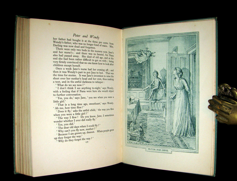 1935 Scarce Book  - Peter Pan - Peter and Wendy by J.M. Barrie Illustrated by F.D. Bedford.