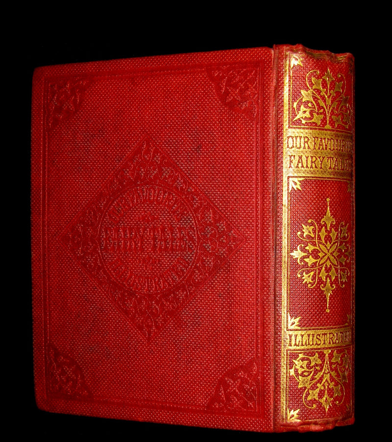 1858 Scarce First Edition - Our Favourite Fairy Tales with 300 illustrations by the Brothers Dalziel.