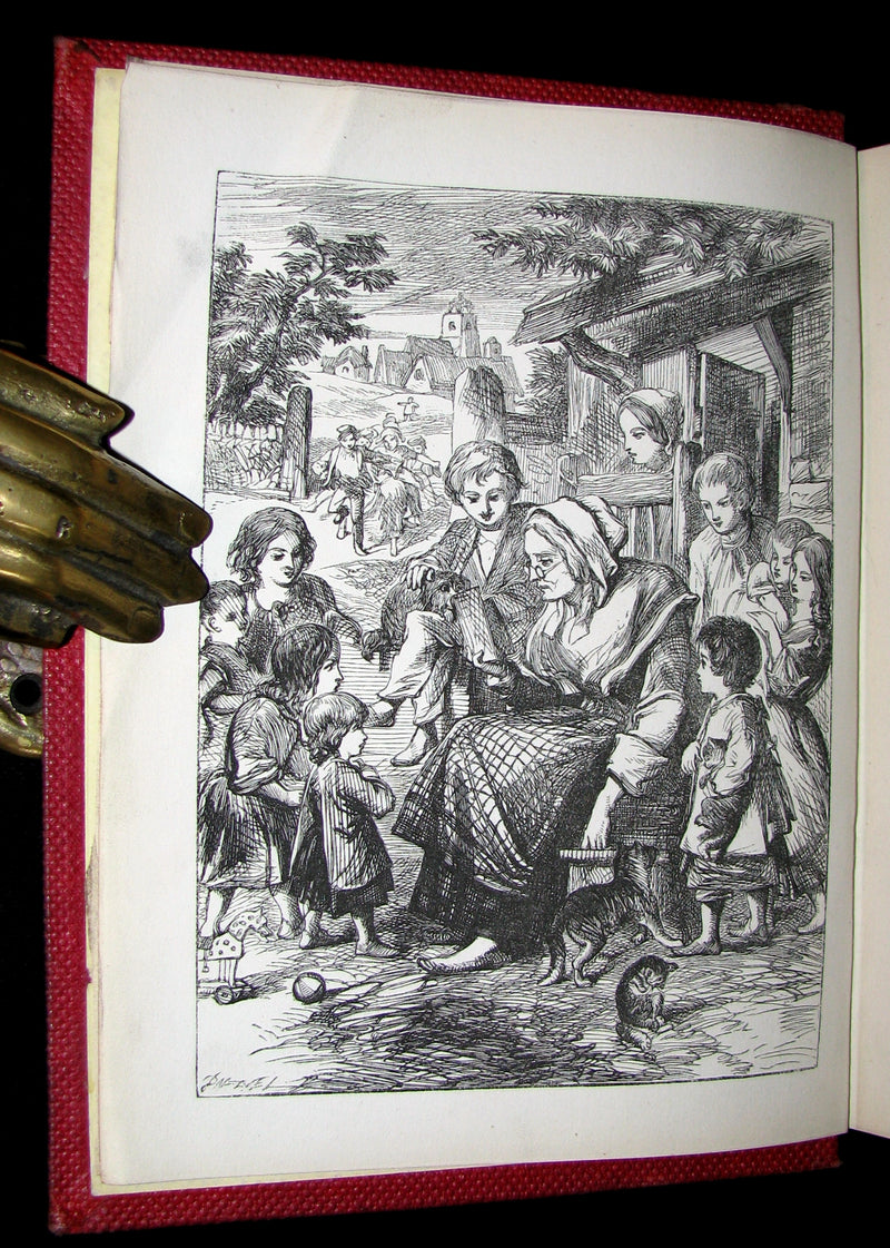 1858 Scarce First Edition - Our Favourite Fairy Tales with 300 illustrations by the Brothers Dalziel.