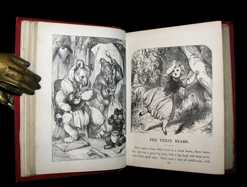 1858 Scarce First Edition - Our Favourite Fairy Tales with 300 illustrations by the Brothers Dalziel.