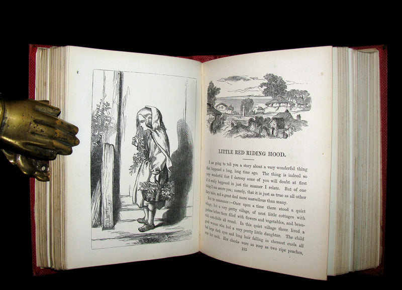 1858 Scarce First Edition - Our Favourite Fairy Tales with 300 illustrations by the Brothers Dalziel.