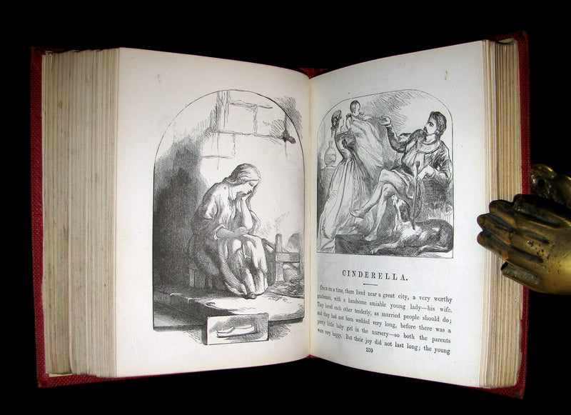 1858 Scarce First Edition - Our Favourite Fairy Tales with 300 illustrations by the Brothers Dalziel.