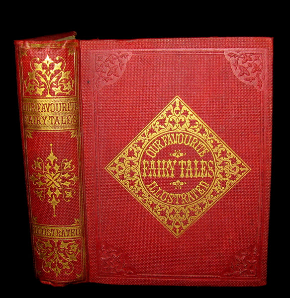 1858 Scarce First Edition - Our Favourite Fairy Tales with 300 illustrations by the Brothers Dalziel.