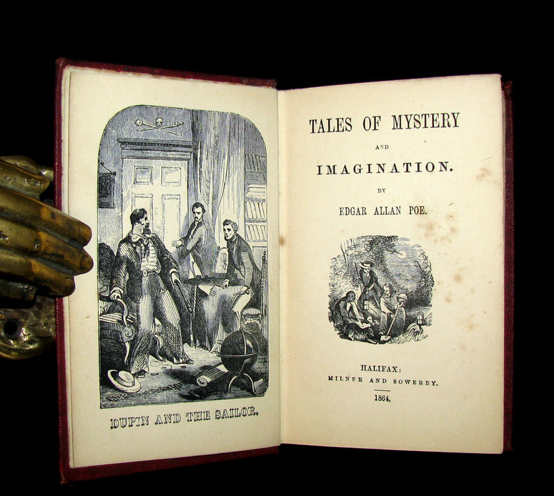 1864 Scarce Book - Edgar Allan POE  - Tales of Mystery and Imagination.