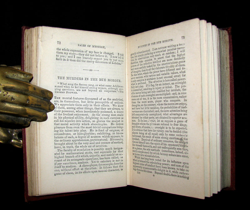 1864 Scarce Book - Edgar Allan POE  - Tales of Mystery and Imagination.