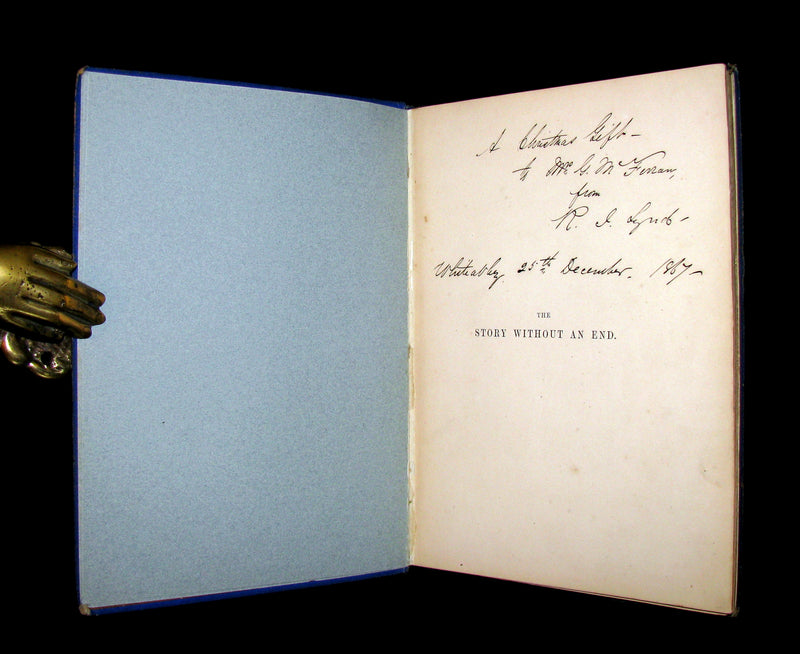 1868 Scarce 1st ED Book - The Story Without An End by Sarah Austin Illustrated by Eleanor Vere Boyle.