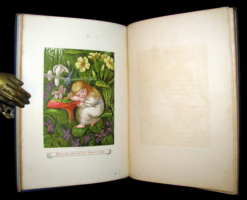 1868 Scarce 1st ED Book - The Story Without An End by Sarah Austin Illustrated by Eleanor Vere Boyle.