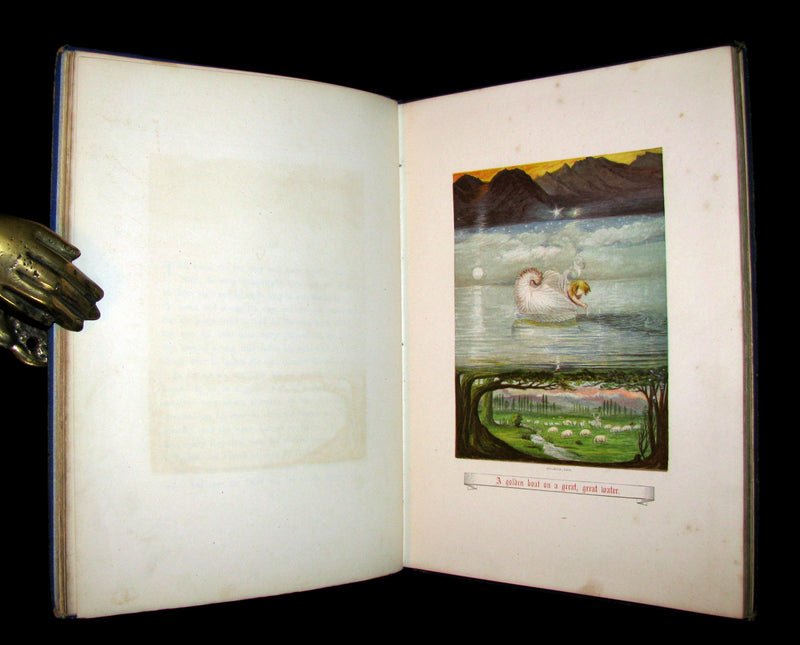 1868 Scarce 1st ED Book - The Story Without An End by Sarah Austin Illustrated by Eleanor Vere Boyle.
