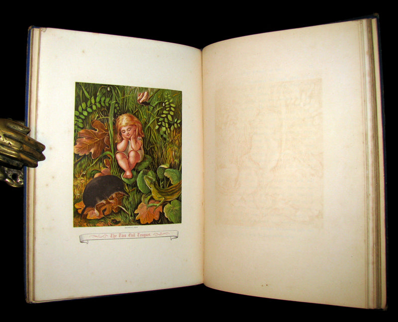 1868 Scarce 1st ED Book - The Story Without An End by Sarah Austin Illustrated by Eleanor Vere Boyle.