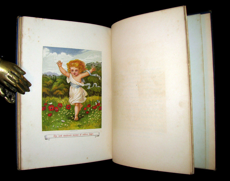 1868 Scarce 1st ED Book - The Story Without An End by Sarah Austin Illustrated by Eleanor Vere Boyle.