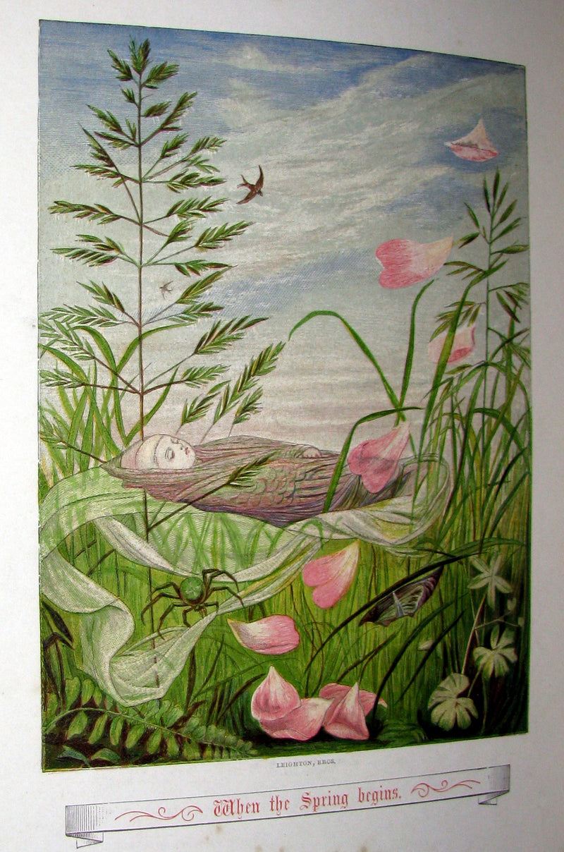 1868 Scarce 1st ED Book - The Story Without An End by Sarah Austin Illustrated by Eleanor Vere Boyle.