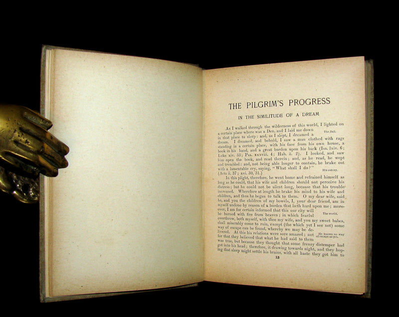 1900 Rare Book - The Pilgrim's Progress from This World to That Which is to Come by John Bunyan
