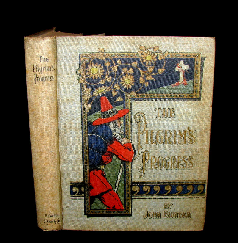 1900 Rare Book - The Pilgrim's Progress from This World to That Which is to Come by John Bunyan
