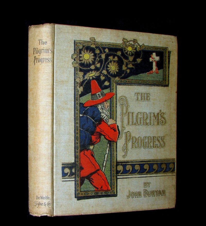 1900 Rare Book - The Pilgrim's Progress from This World to That Which is to Come by John Bunyan