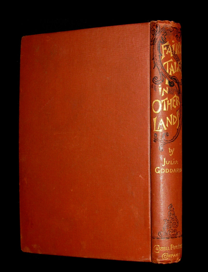 1892 Rare 1stED Book - FAIRY TALES in Other Lands by Julia Goddard. Illustrated.