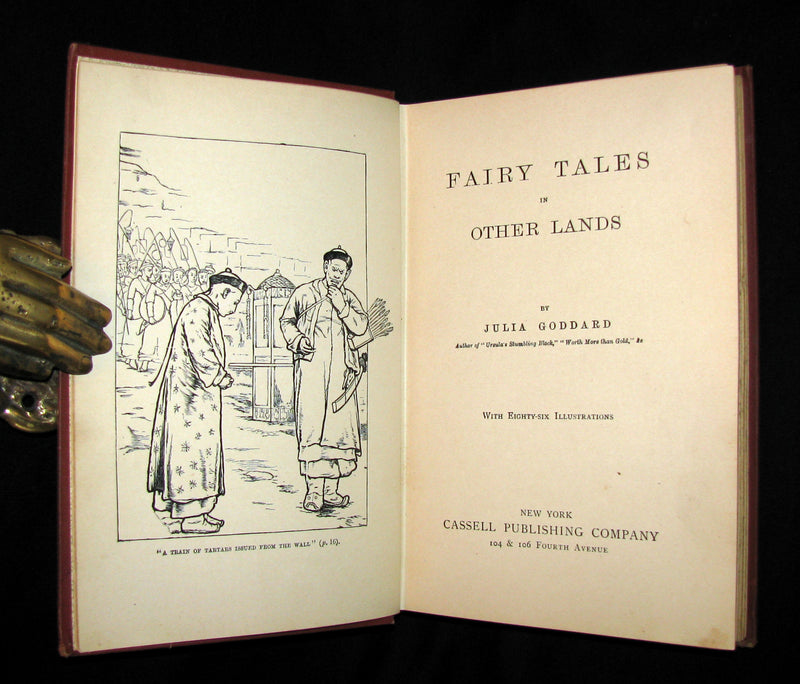 1892 Rare 1stED Book - FAIRY TALES in Other Lands by Julia Goddard. Illustrated.