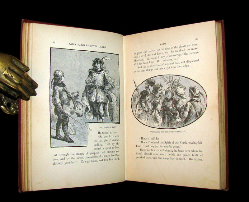 1892 Rare 1stED Book - FAIRY TALES in Other Lands by Julia Goddard. Illustrated.