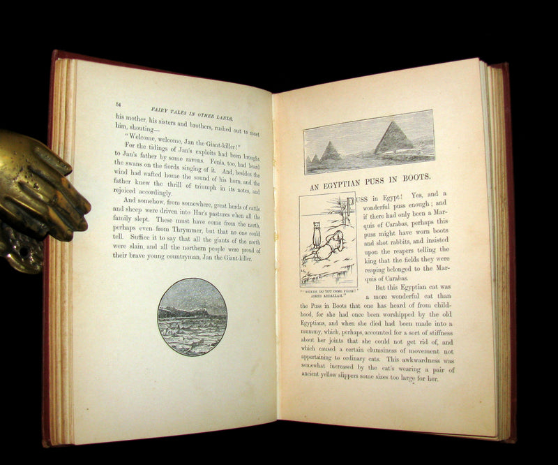 1892 Rare 1stED Book - FAIRY TALES in Other Lands by Julia Goddard. Illustrated.