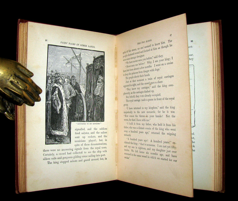 1892 Rare 1stED Book - FAIRY TALES in Other Lands by Julia Goddard. Illustrated.
