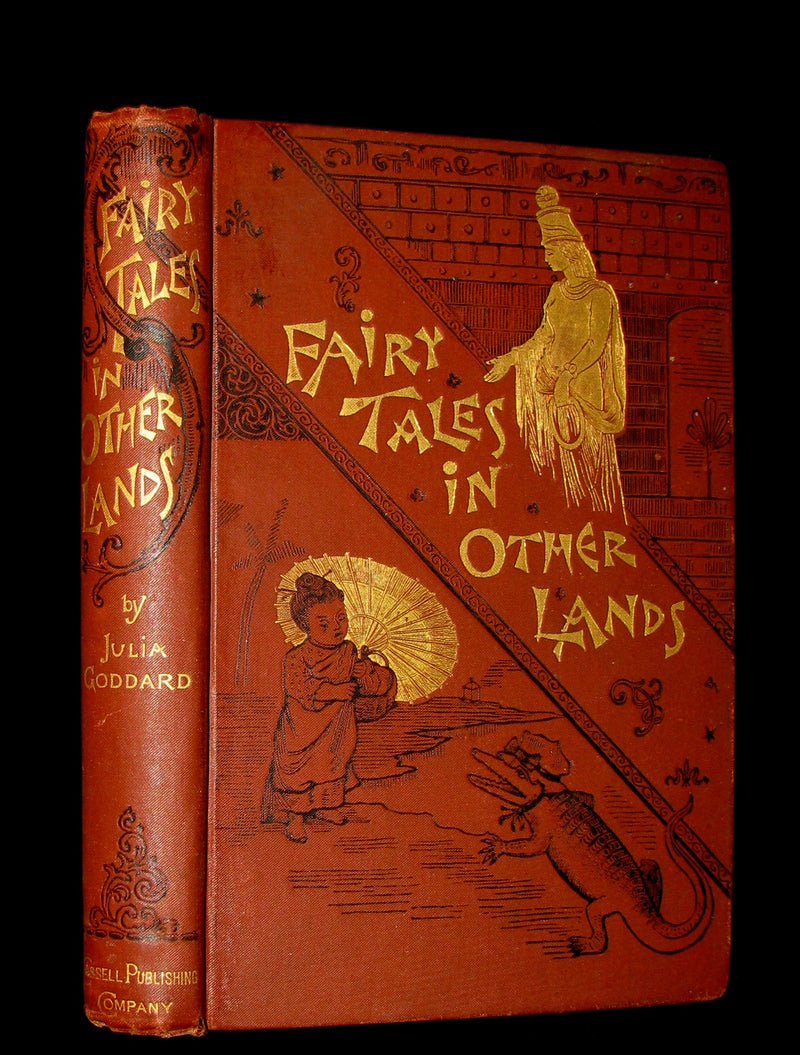 1892 Rare 1stED Book - FAIRY TALES in Other Lands by Julia Goddard. Illustrated.