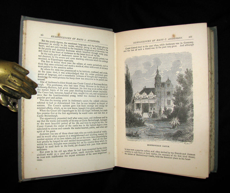 1890 Rare Victorian Book -  Hans ANDERSEN'S FAIRY TALES illustrated.
