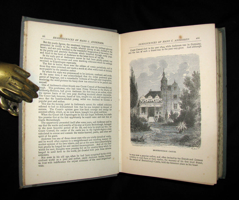 1890 Rare Victorian Book -  Hans ANDERSEN'S FAIRY TALES illustrated.