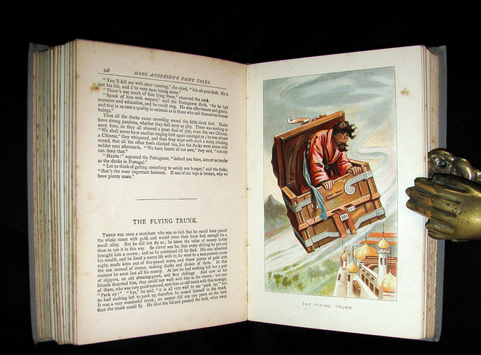 1890 Rare Victorian Book -  Hans ANDERSEN'S FAIRY TALES illustrated.