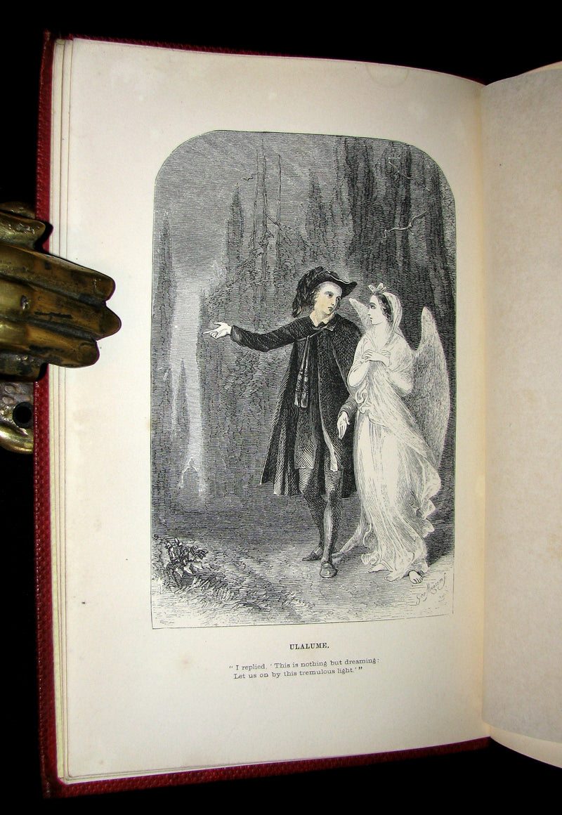 1852 Rare Book - The Poetical Works of EDGAR ALLAN POE with A Notice of his Life.