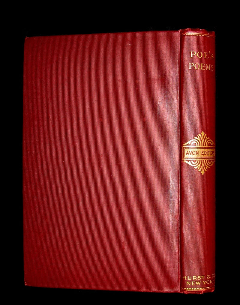 1892 Rare Book - The Poetical Works Of EDGAR ALLAN POE with a full and impartial Memoir of the Poet.